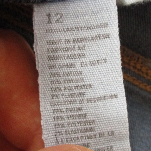 American Eagle Jeans Women's 12 Dark Wash Kick Boot Stretch Denim - Picture 8 of 8